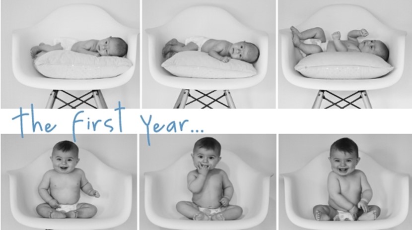 GALLERY: Baby's first year in photo's - month by month