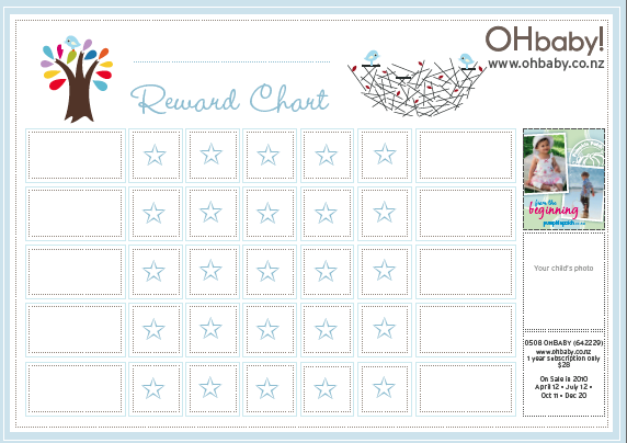 Huggies Pull Ups Reward Chart