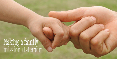 Make your own family mission statement