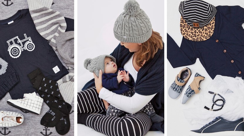 Dressed to snuggle: fashion for mum and babe