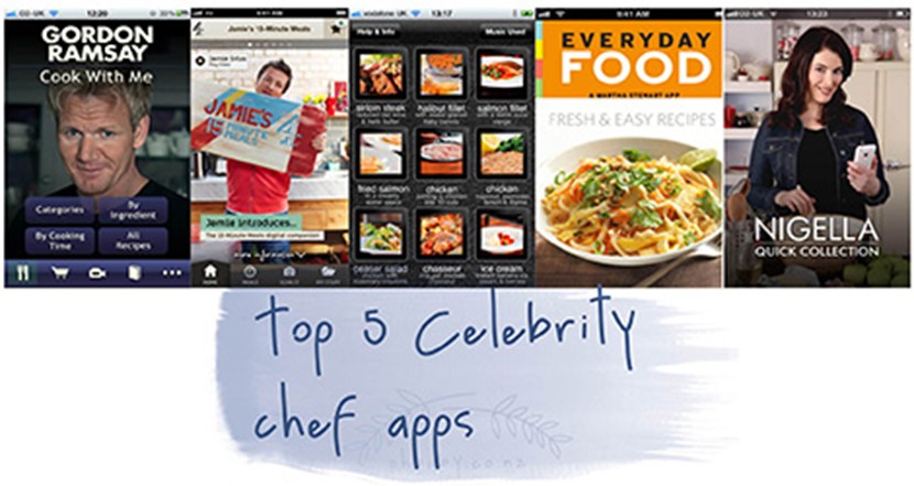 Top 5 celebrity chef apps