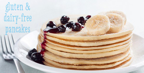 Gluten and dairy-free pancakes