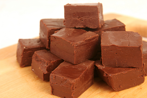 Microwave chocolate fudge