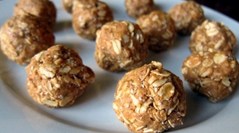 Almond Butter Cereal Balls