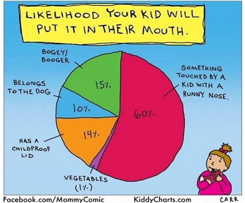 7 hilarious pie charts for parents with toddlers