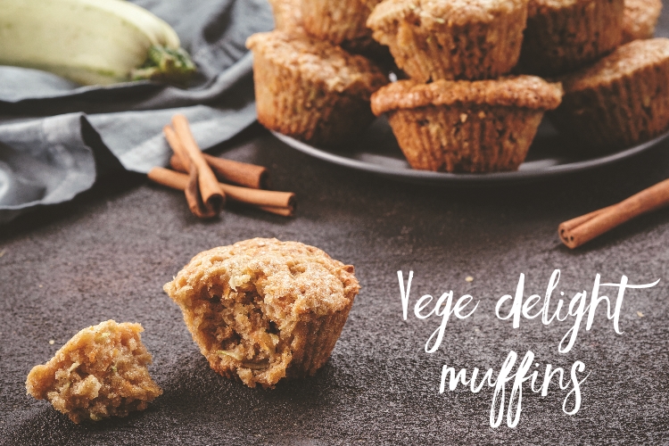 Superhero food: vege delight muffins