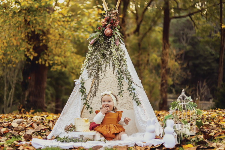 Whimsical teepee party