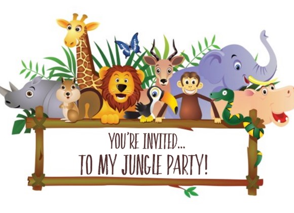 Jungle invitations