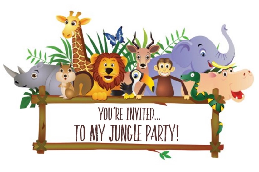 Jungle invitations