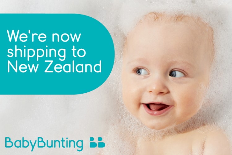 Baby Bunting is now shipping to New Zealand!