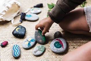 CRAFT: playful painted pebbles