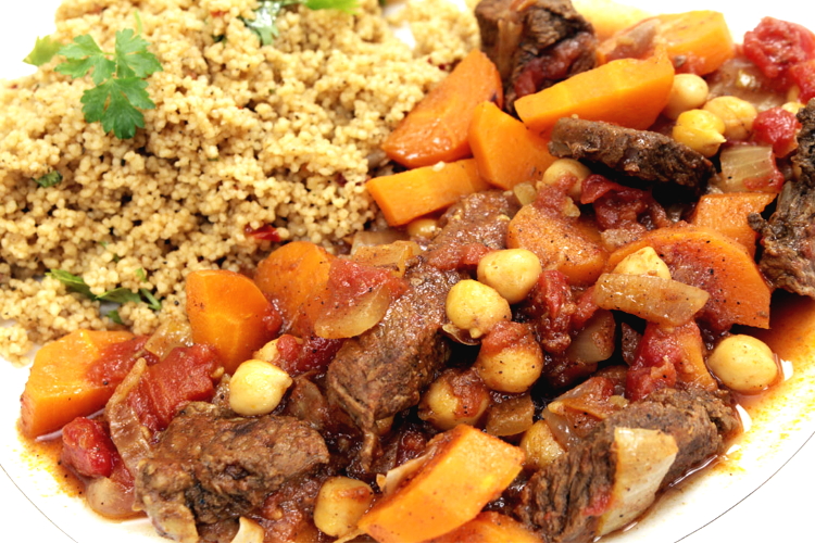 Moroccan diced lamb for each age and stage