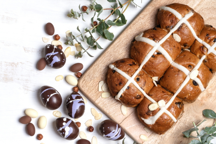 Bake some traditional hot cross buns