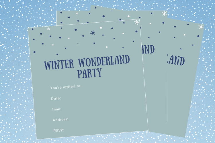 Wintery Invitations