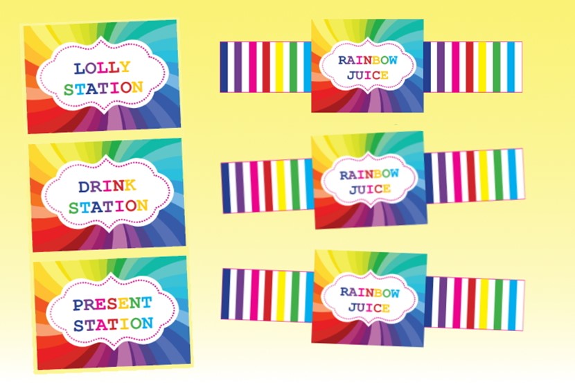 Rainbow labels