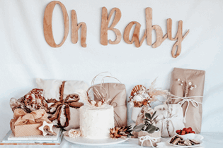 Earth friendly baby shower