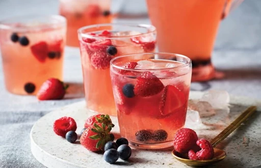 Pink Fizz Summer Drink | Recipes - OHbaby!