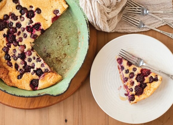 RECIPE: Mixed berry baked pancake