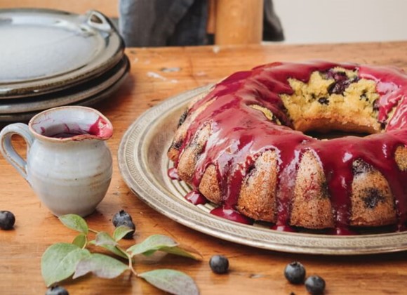 Recipe: Blueberry and coconut cake