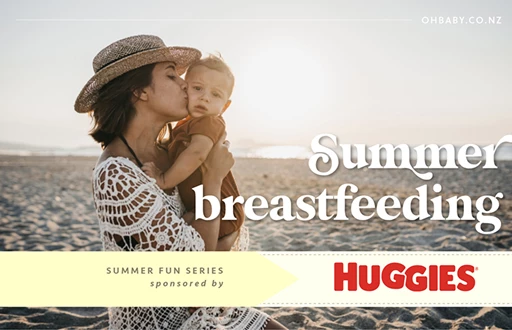 Breastfeeding tips for a cool and relaxing summer