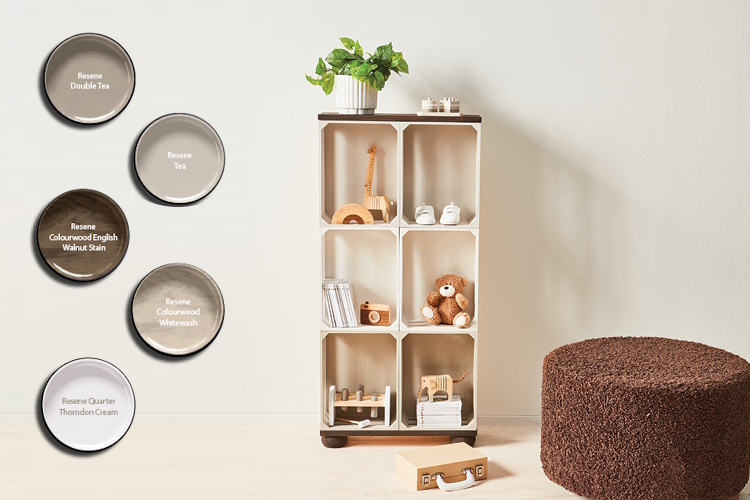 DIY: Wooden crate storage