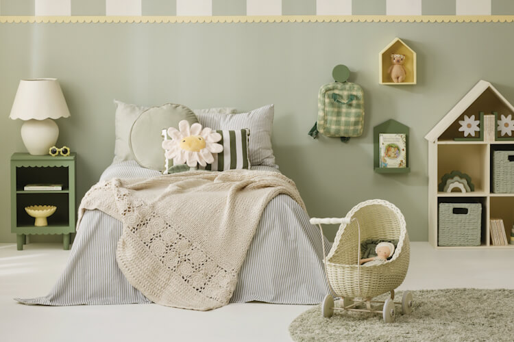 Sunshine meets sage: How to Create a Fresh, Cheerful Kids' Bedroom
